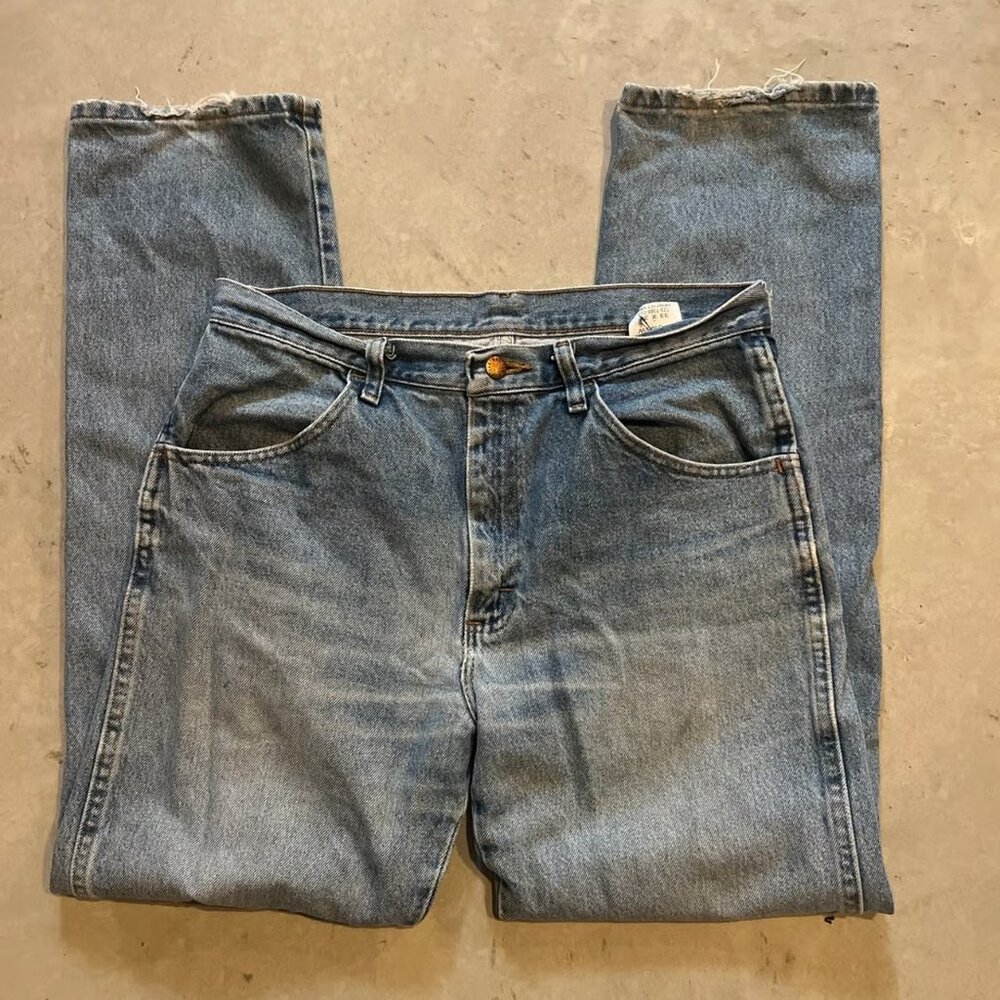 Rustler Men’s‎ Light Wash Straight Leg Jeans 33x32